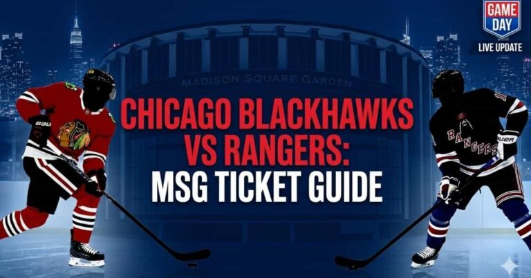Blackhawks vs Rangers at MSG: Ticket Prices Plunge for Friday Night Showdown
